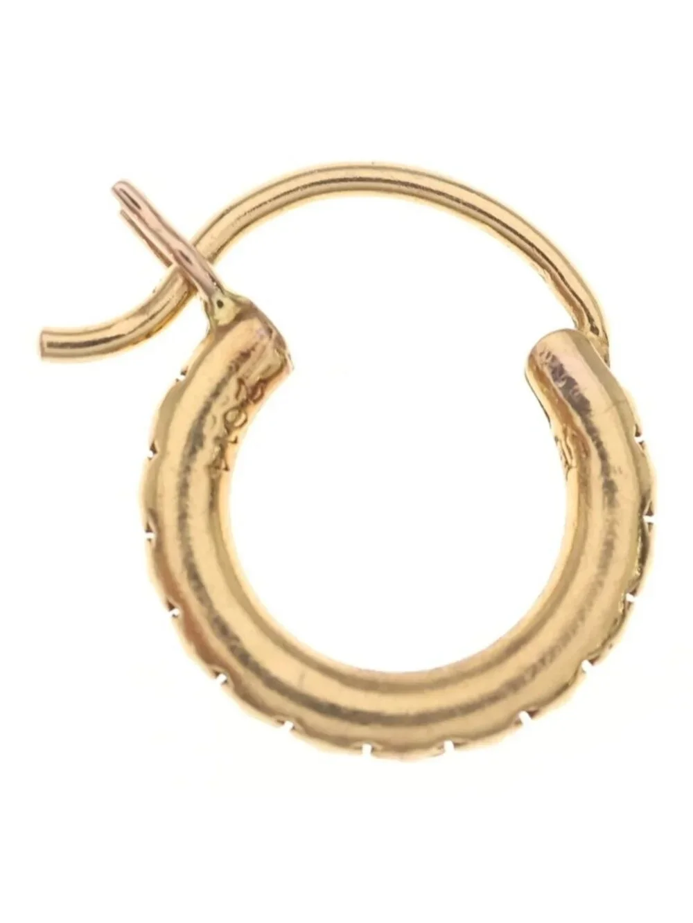 Chrome Hearts 22k Hoop Tfl Small Tfl Earrings Gold